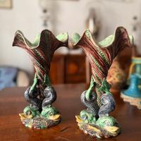 Coppia di portafiori