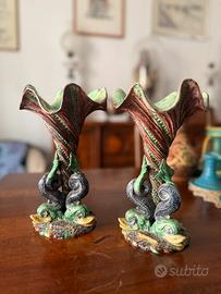 Coppia di portafiori