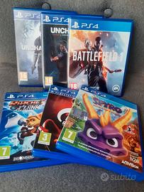 PS4  videogiochi in blocco