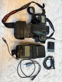 Pentax K10D + flash AF-360 FGZ