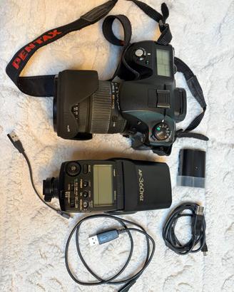 Pentax K10D + flash AF-360 FGZ