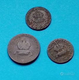 Monete Regno Lombardo Veneto 3 pezzi 1822