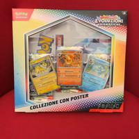 Collezione pokemon evo prismatiche poster nuovao