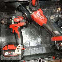 milwaukee coppia con batterie 5 ah