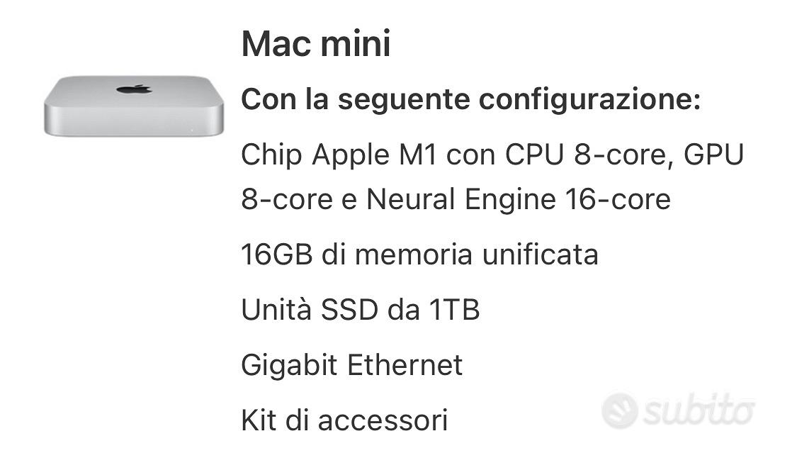 Mac mini m1 16gb 1Tb - Informatica In vendita a Milano