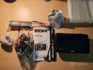 TV LCD portatile 7" DVV-T Dicra TVP771UC