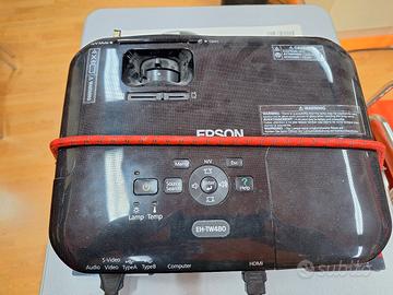 proiettore e schermo 