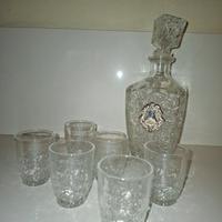 set bicchieri da liquore vetro