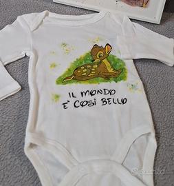 Body "Bambi" dipinto a mano