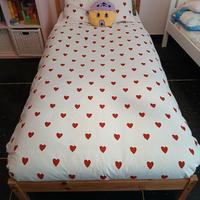 Letto singolo con materasso IKEA