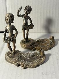 Coppia segnaposto/portabiglietto Arg 1000 metà 900