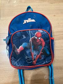 Zaino bambino asilo materna Marvel Spiderman usato