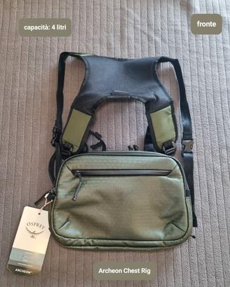 borsa Osprey Archeon Chest Rig col. Verde *NEW