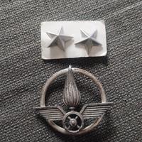 Lotto distintivi militari vintage fregio +stellete