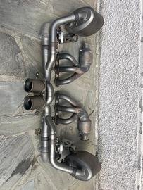 terminale  scarico akrapovic porsche 991.2 gt3 rs