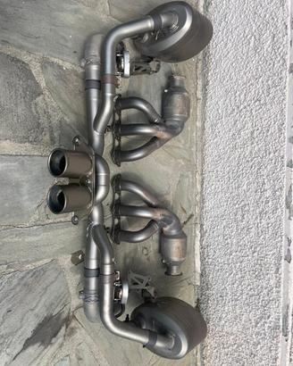 terminale  scarico akrapovic porsche 991.2 gt3 rs