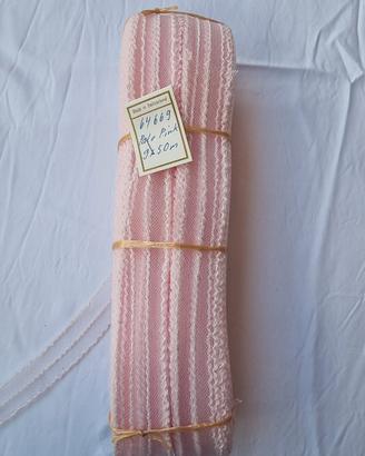 nastro crinolina rosa merletto 3cm x 50mt