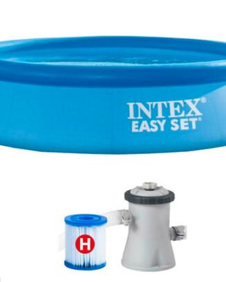 Intex 28122NP - Piscina Easy Set rotonda con Pompa