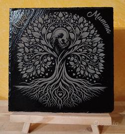 Festa della Mamma, Albero della Vita su Ardesia