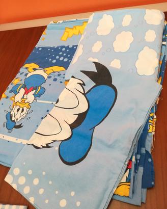 completo lenzuola + sacco copripiumino disney 