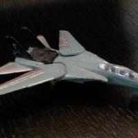 Modellini alluminio caccia F-14 MiG-27 EF-111 A-4