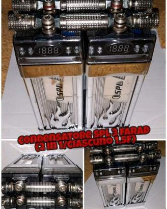Condensatore SPL Audio Auto Hi-fi 3Farad