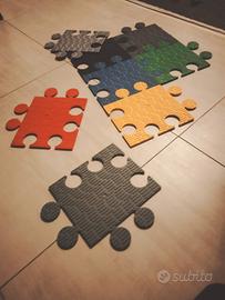 Pavimento puzzle pvc colorato