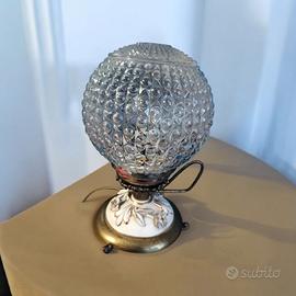 Lampada vintage sfera vetro
