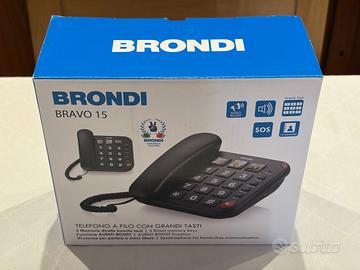 Telefono fisso con tasti grandi marca Brondi