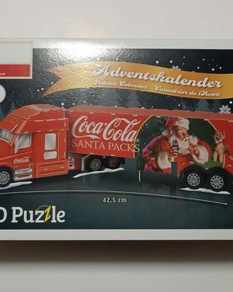 Puzzle 3D Coca Cola Truck Calendario dell'Avvento