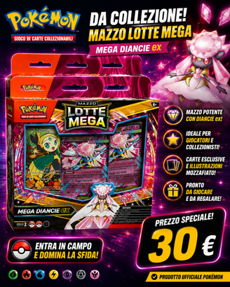 Pokemon da Collezione  Mazzo Lotta Mega