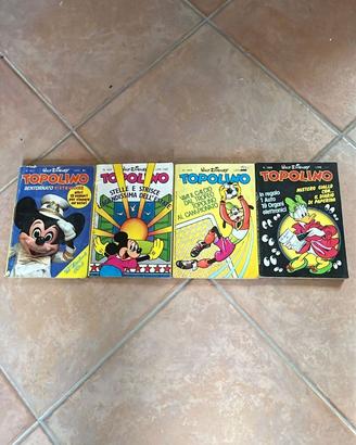 Lotto 4 Fumetti Topolino Vintage Anni '80