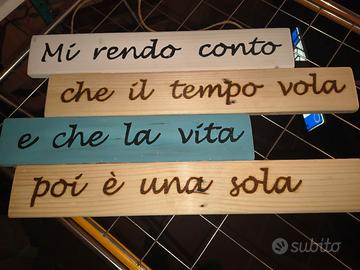frasi su legno