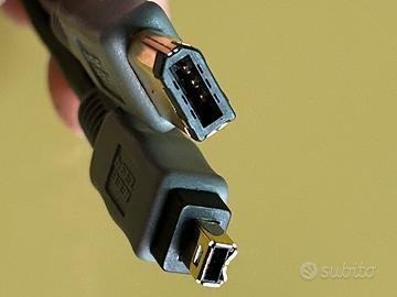 Cavo FireWire 400 6 pin / 1394 a 4 pin maschio