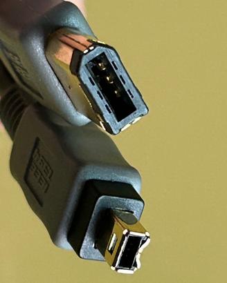 Cavo FireWire 400 6 pin / 1394 a 4 pin maschio