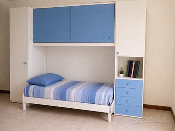 Cameretta blocco letto armadio scrivania