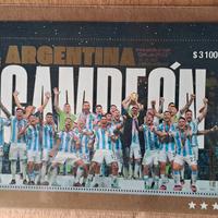 Foglietto Argentina campione 2022