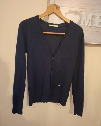 Cardigan Uomo Blu Scuro Y-TWO KNIT Taglia M