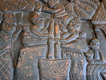 Camera da pranzo etnica africana