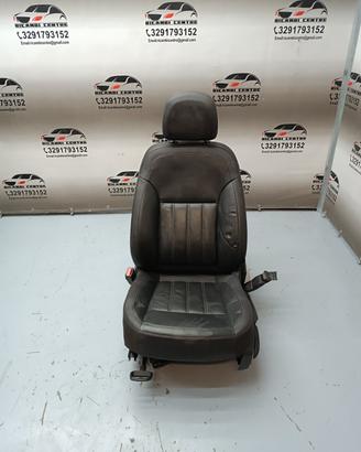 Sedile in pelle sx cucitura bianca opel insignia s