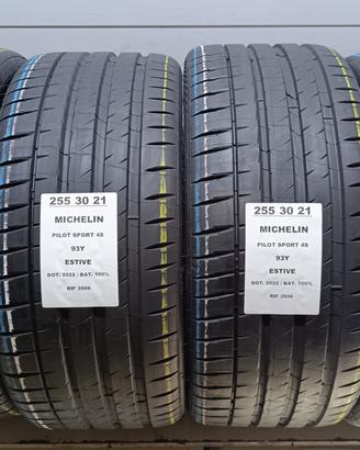 4 GOMME 255 30 21 MICHELIN NUOVE RIF3506