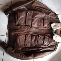 Giubbotto in pelle da donna taglia M