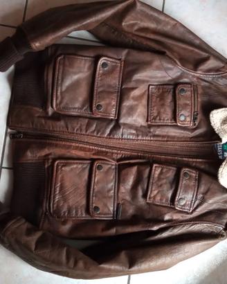 Giubbotto in pelle da donna taglia M