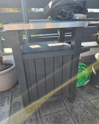 mobiletto carrello BBQ da esterno