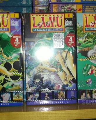 Collezione vhs lamù - ragazza dello spazio