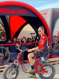 E-BIKE   ISSIMO  FUN  FANTIC  ROSSO GRANATA