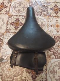 Sella bicicletta confort con ammortizzatore