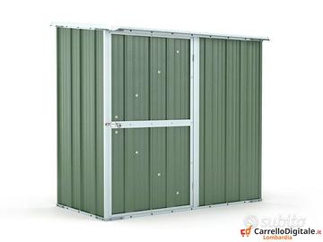 Box casetta giardino Acciaio 174x100 verde