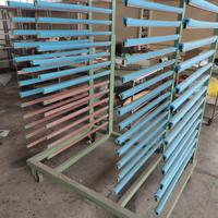 rastrelliera carrello per essiccatura con ruote
