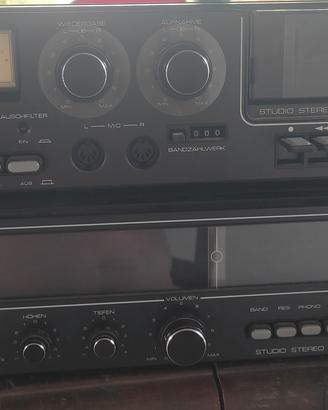 sinto amplificatore e piastra 